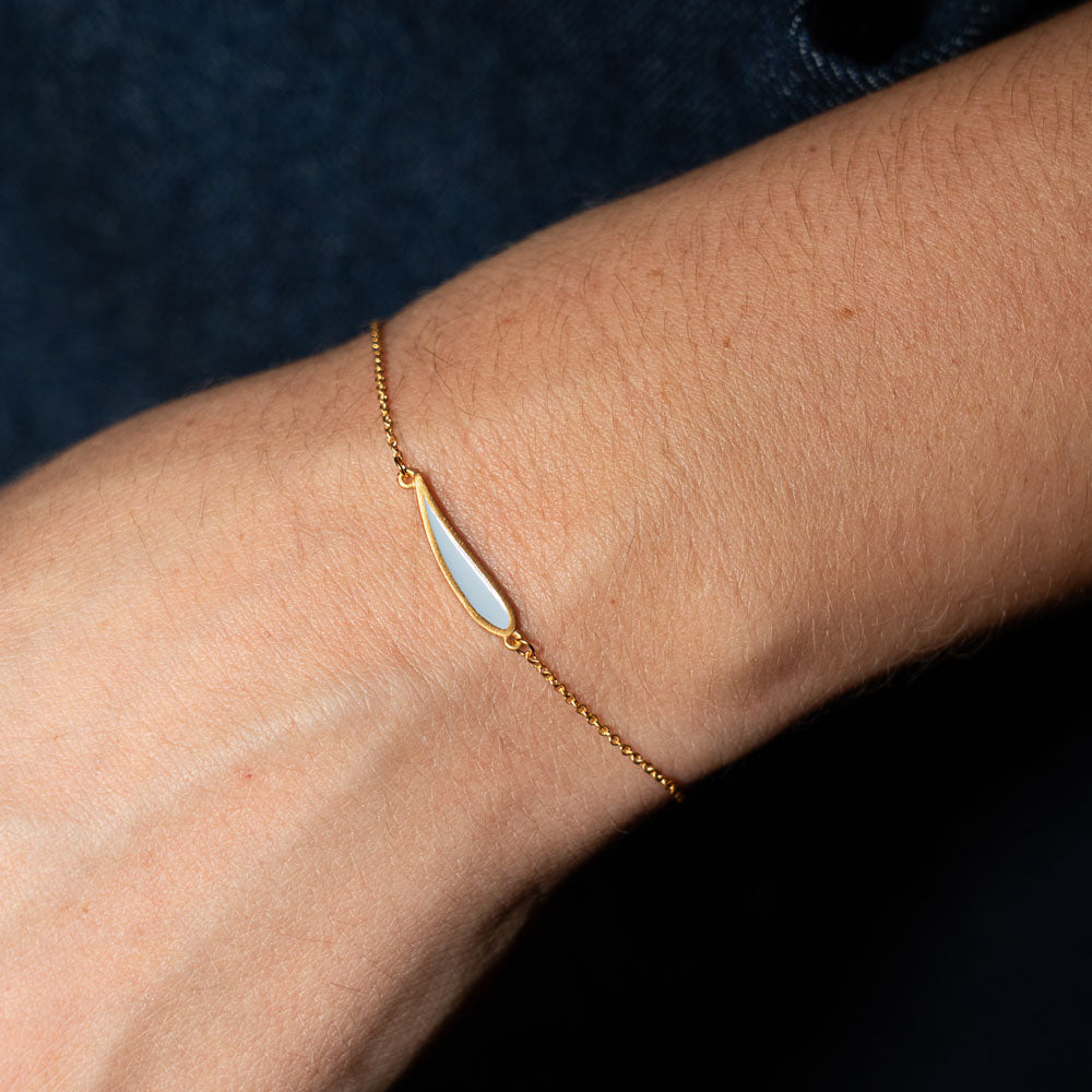Palette Extended leaf bracelet gold