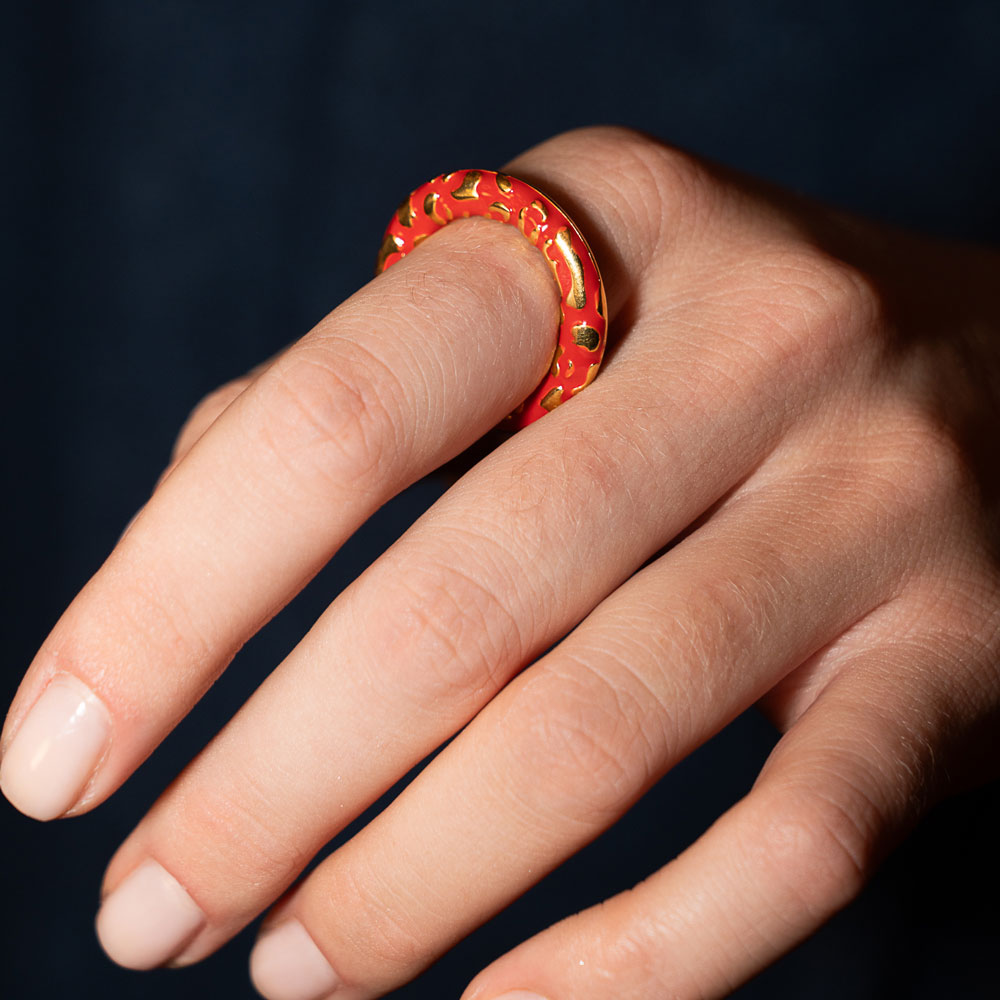 Palette L ring silver