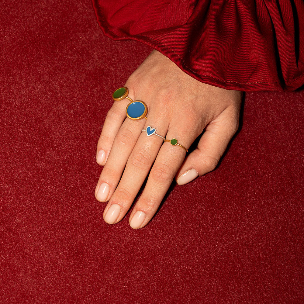 Heartlette ring silver