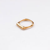 Camping δαχτυλίδι χρυσό