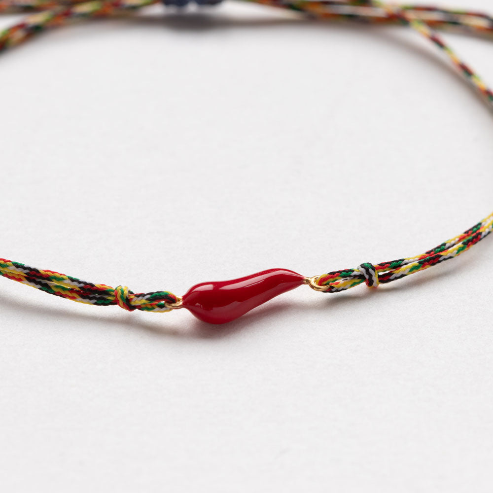 Cornicello bracelet gold