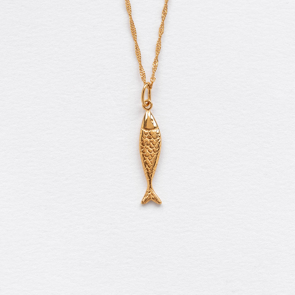 Diving barbouni στοιχείο για κολιέ χρυσό