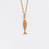 Diving barbouni στοιχείο για κολιέ χρυσό