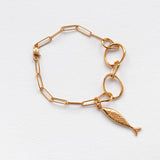 Diving barbouni στοιχείο για κολιέ χρυσό