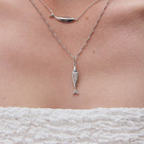 Diving barbouni στοιχείο για κολιέ ασημί