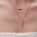 Diving barbouni στοιχείο για κολιέ ασημί