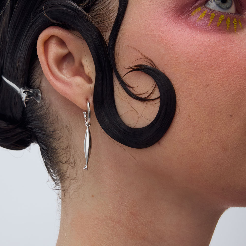 Diving sardela στοιχείο για κρίκο ασημί