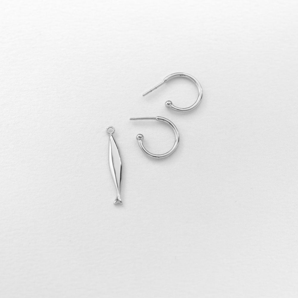 Diving sardela στοιχείο για κρίκο ασημί