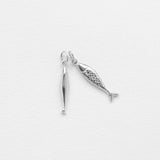 Diving sardela στοιχείο για κολιέ ασημί