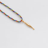 Diving sardela κολιέ με κορδόνι χρυσό