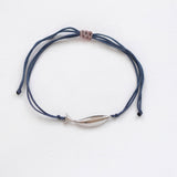 Diving tuna βραχιόλι με κλωστή ασημί