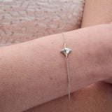 Gazing βραχιόλι ασημί