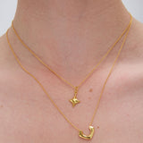 Gazing κολιέ χρυσό