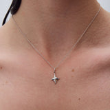 Gazing κολιέ ασημί