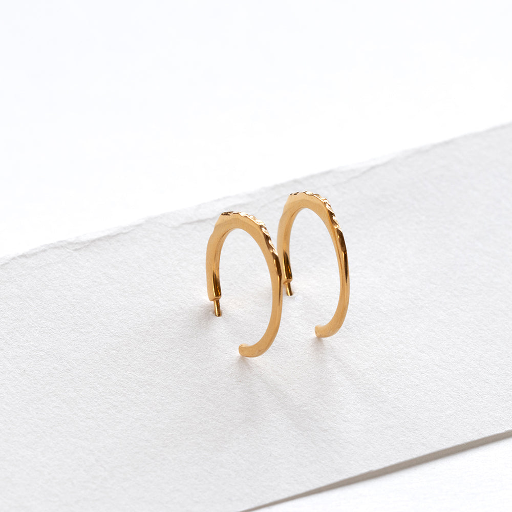 Hiking σκουλαρίκια χρυσό