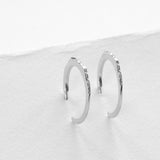 Hiking σκουλαρίκια ασημί