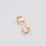 Hugging σκουλαρίκι cuff χρυσό