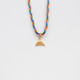 Mermaid  κολιέ με κορδόνι χρυσό