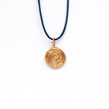 Spinning κολιέ με κορδόνι χρυσό