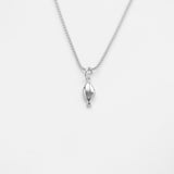 Lithrini στοιχείο για κολιέ ασημί