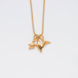 Lithrini στοιχείο για κολιέ χρυσό