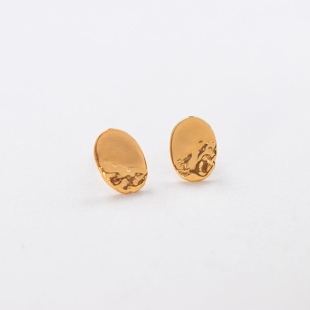 Sailing earrings gold