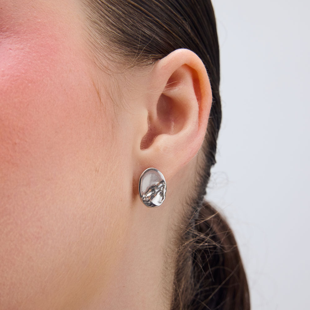 Sailing earrings silver