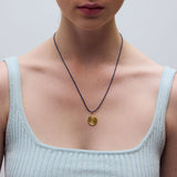 Spinning κολιέ με κορδόνι χρυσό