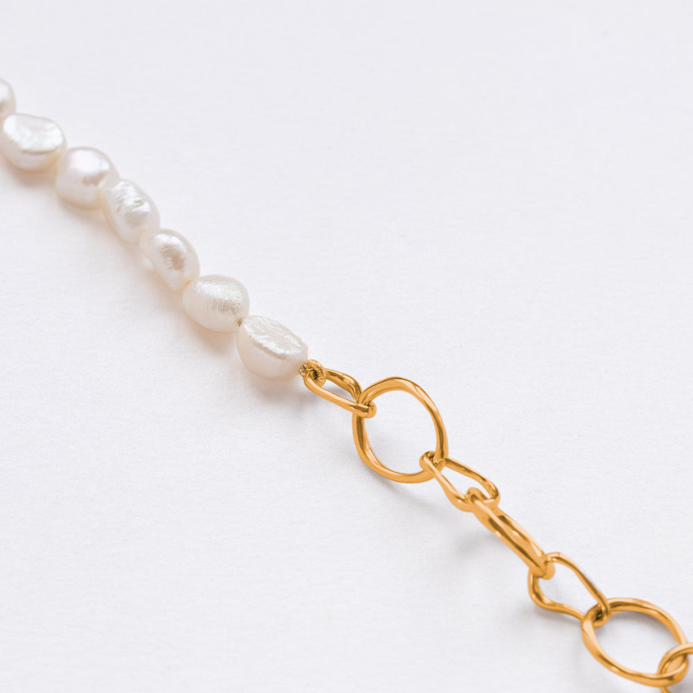 Strolling half&half βραχιόλι χρυσό