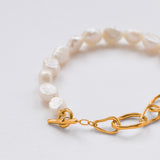 Strolling half&half βραχιόλι χρυσό