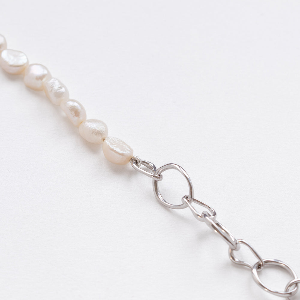 Strolling half&half βραχιόλι ασημί