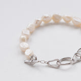 Strolling half&half βραχιόλι ασημί