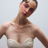 Strolling half&half κολιέ χρυσό