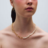 Strolling half&half κολιέ χρυσό