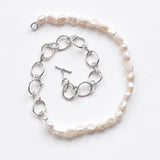 Strolling half&half κολιέ ασημί