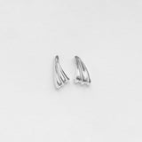 Surfing σκουλαρίκια ασημί