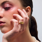 Surfing δαχτυλίδι χρυσό