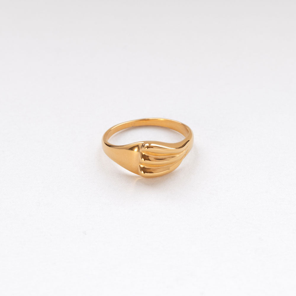 Surfing δαχτυλίδι χρυσό