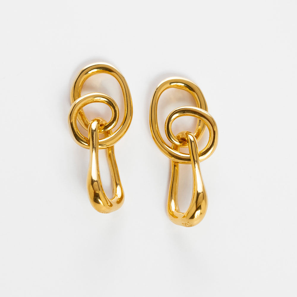 Forever Sunday σκουλαρίκια χρυσό