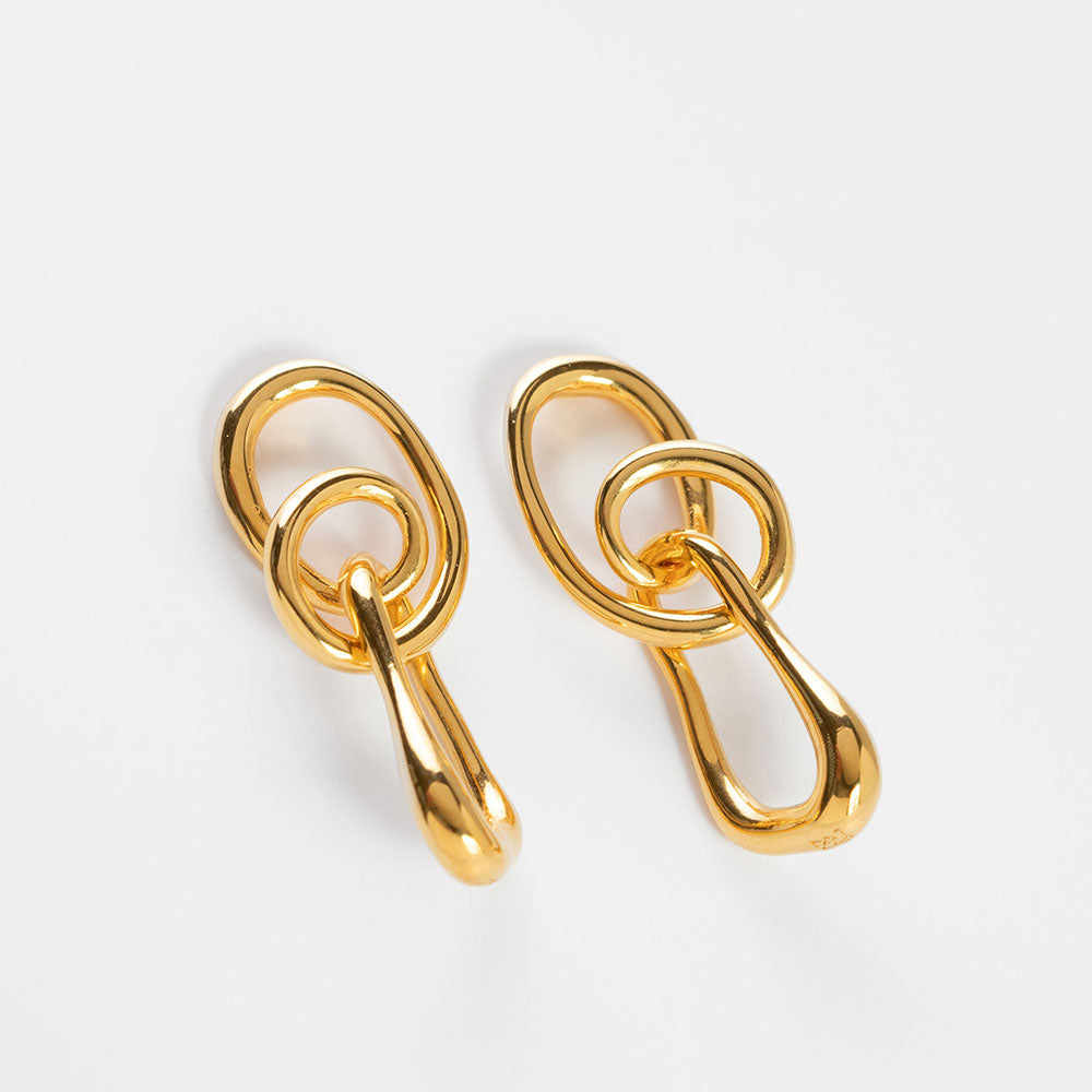 Forever Sunday σκουλαρίκια χρυσό