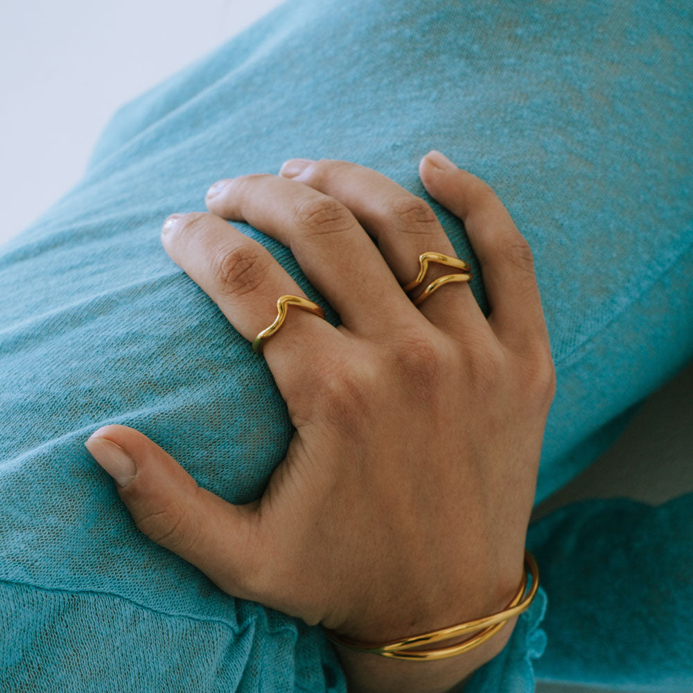 Moonloop δαχτυλίδι χρυσό