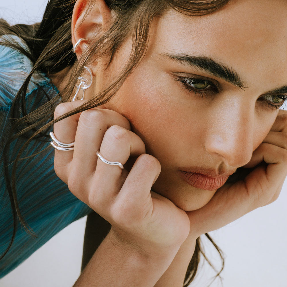 Softspin δαχτυλίδι ασημί