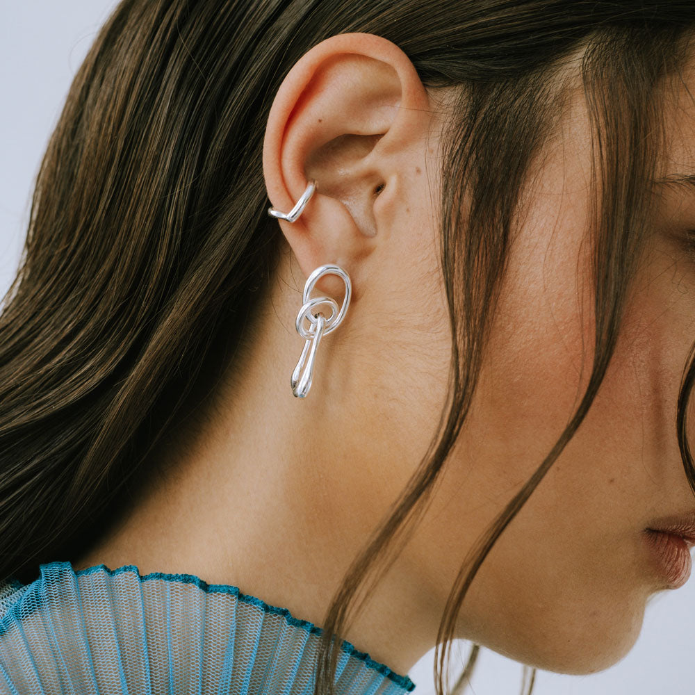 Sun Chaser cuff ασημί