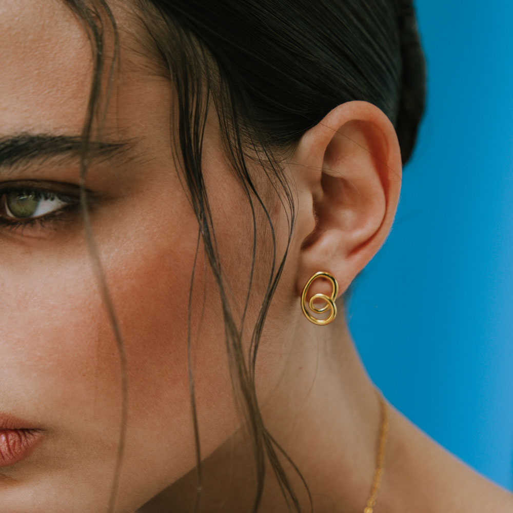 Twistfall σκουλαρίκια χρυσό