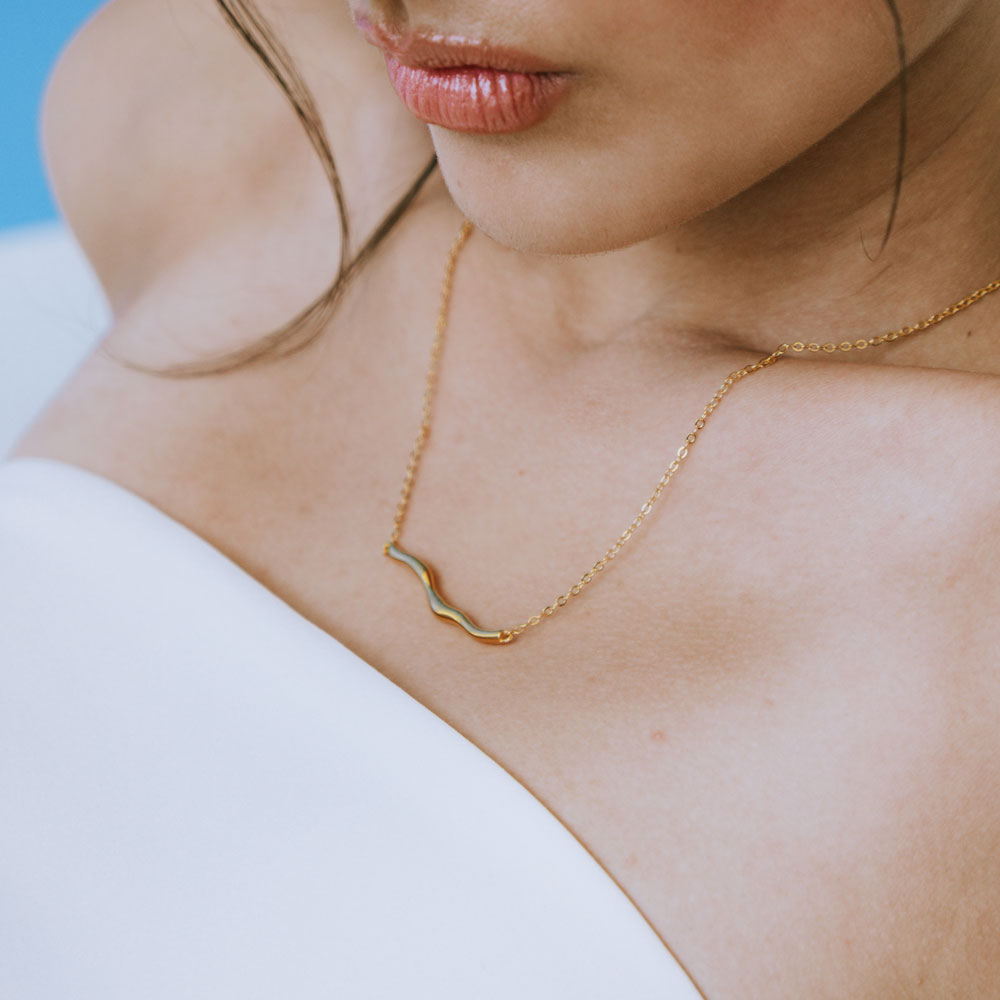 Utopia κολιέ χρυσό