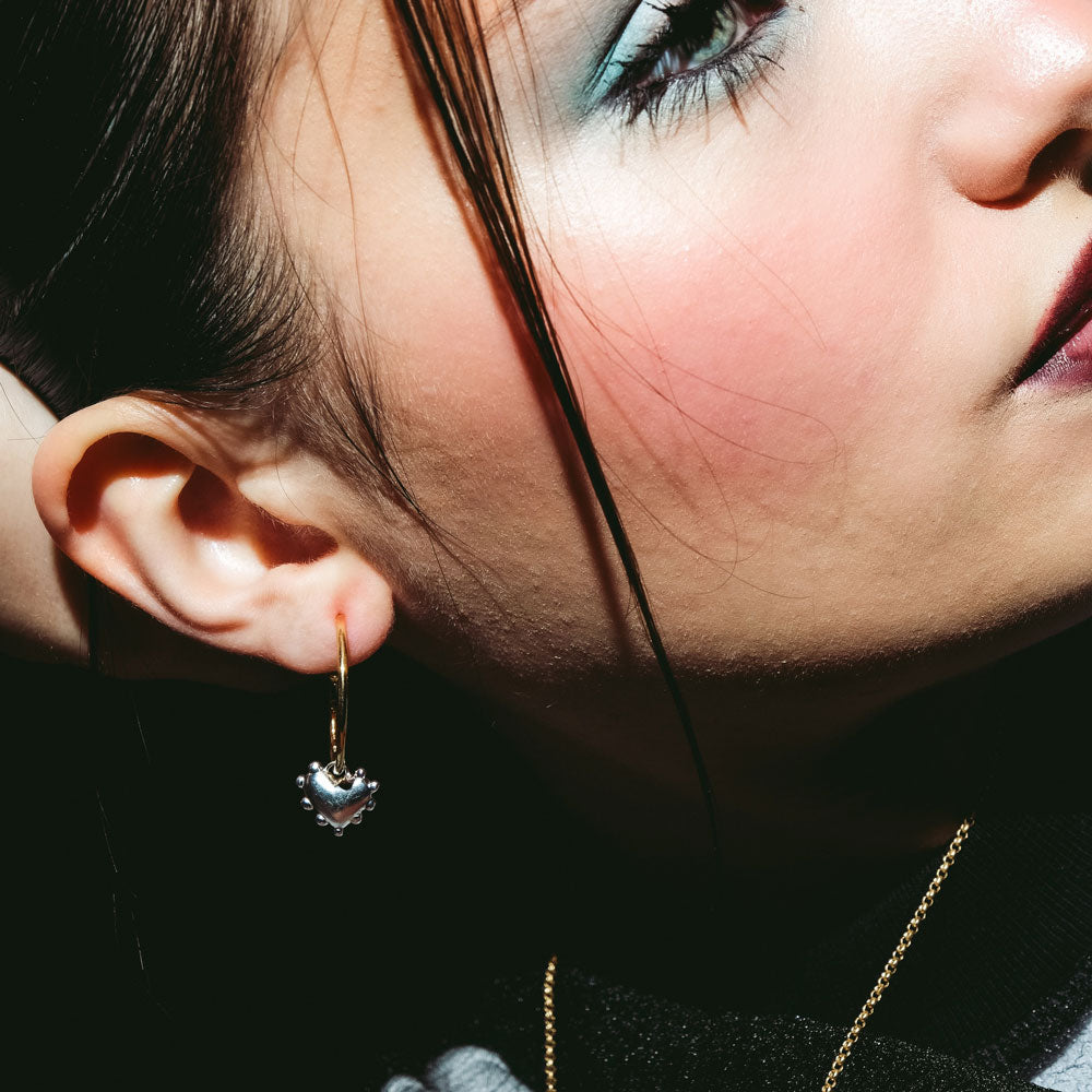 UBI AMOR στοιχείο για κρίκο ασημί