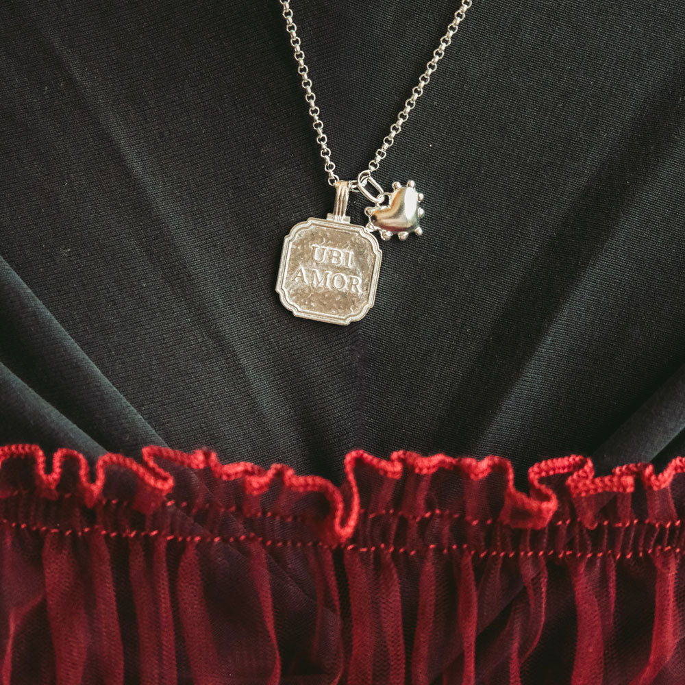 UBI AMOR pendant ασημί