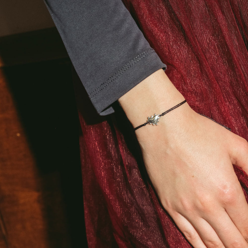 UBI AMOR βραχιόλι ασημί