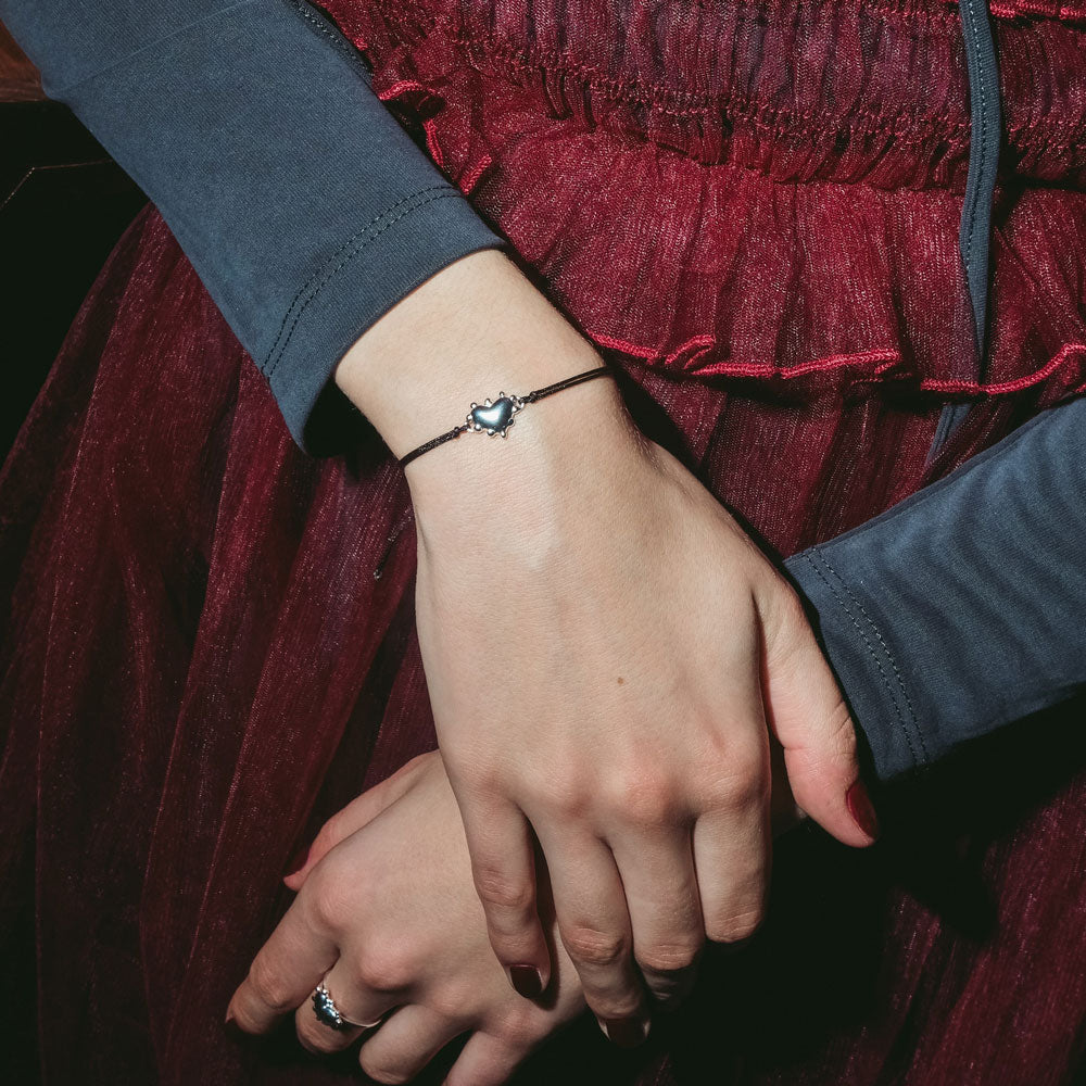 UBI AMOR βραχιόλι ασημί