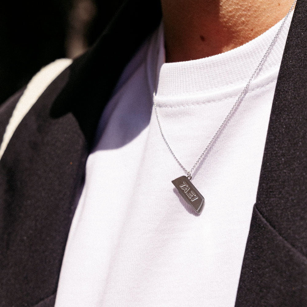 Αθήνα κέντρο Ταξί κολιέ ασημί